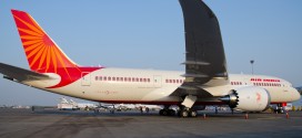 Air India Boeing 787-8 Dreamliner line number 35 test registered N1015 (later became VT-ANH) at the India Aviation show, Hyderabad March 2012. Photo copyright Devesh Agarwal.