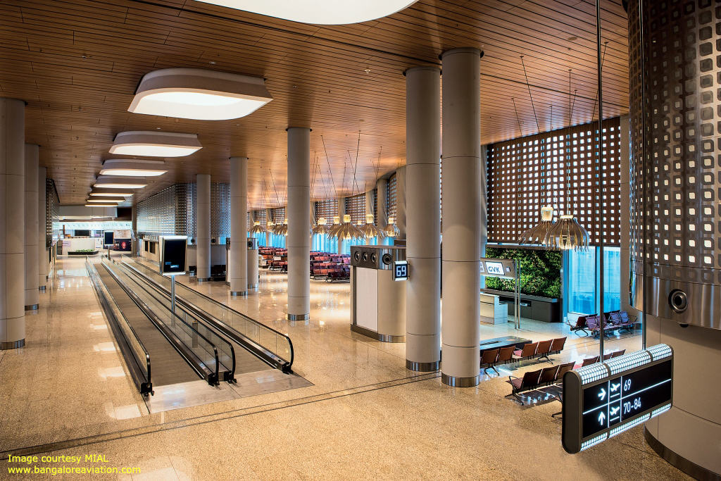 Departure concourse at Mumbai CSIA Terminal 2