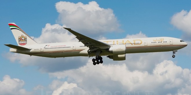 Etihad Airways Boeing 777-300ER A6-ETK London Heathrow