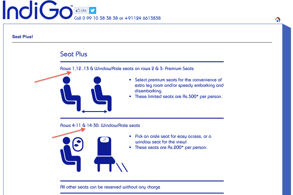 IndiGo offers 126 seats (27 rows x 4 seats + 3 rows x 6 seats) 108 + 18 = 126.