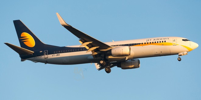 Jet Airways' Boeing 737-800 VT-JBD