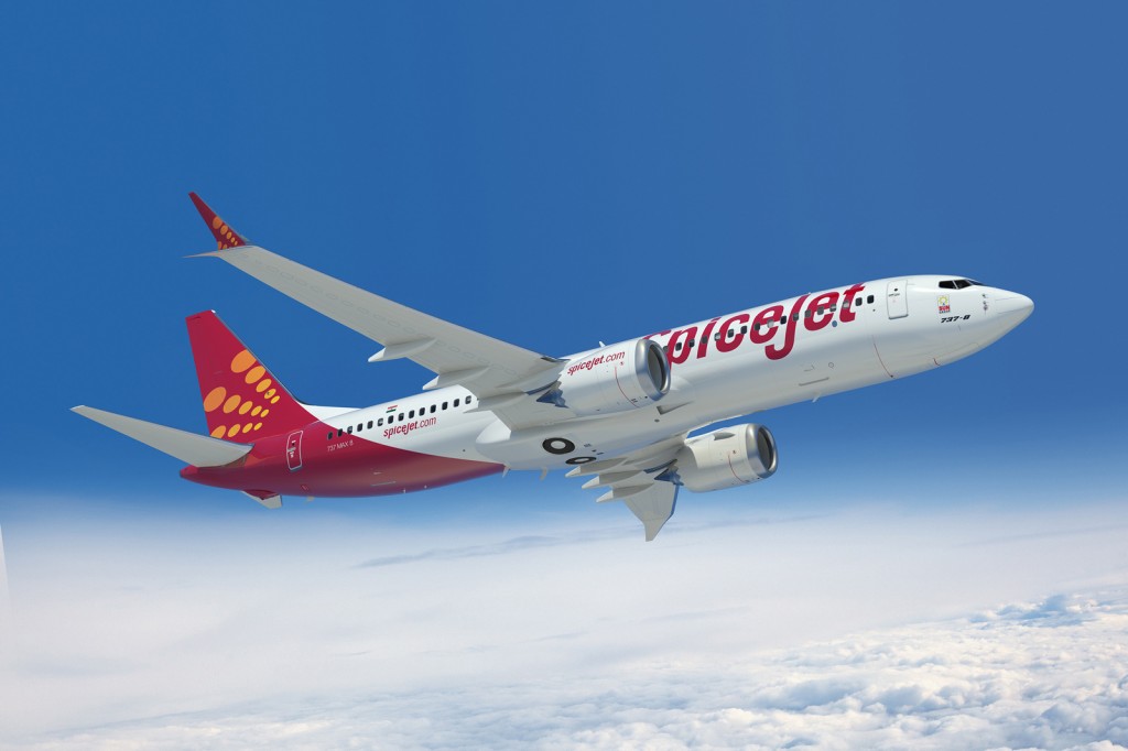 CGI of SpiceJet Boeing 737 MAX 8