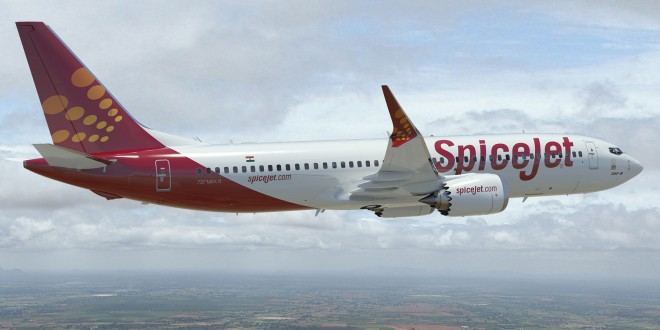CGI of SpiceJet Boeing 737 MAX 8