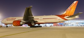 VT-ALA Air India Boeing 777-200LR at Delhi Airport.