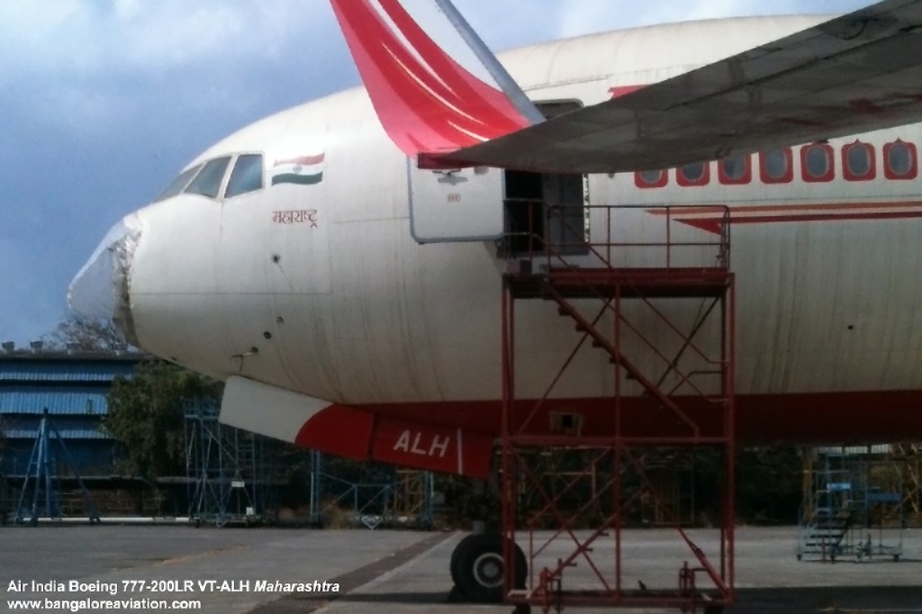 Air India Boeing 777-200LR VT-ALH Maharashtra cannibalised at Mumbai's Chhatrapati Shivaji airport