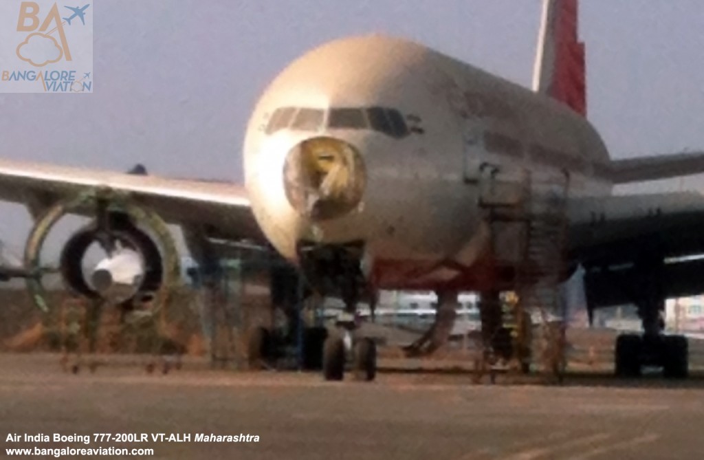 Air India Boeing 777-200LR VT-ALH Maharashtra cannibalised at Mumbai's Chhatrapati Shivaji airport