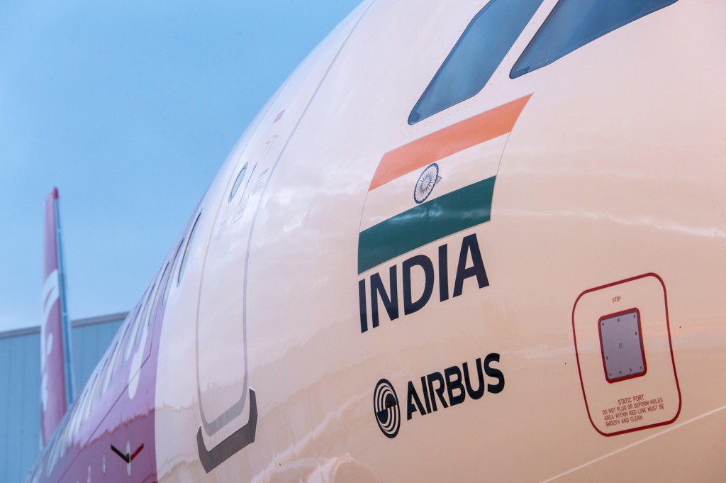 AirAsia India first Airbus A320 with Sharklets VT-ATF