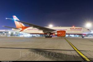 Air India Boeing 777-237LR VT-ALF Jharkand at New Delhi IGI airport. Photo copyright Vedant Agarwal, all rights reserved. Used with permission.