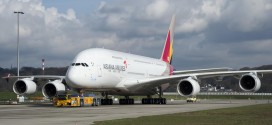 Asiana Airlines first Airbus A380 HL7625. Photo copyright Airbus S.A.S.