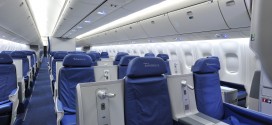 Delta Airlines Boeing 767-300ER BusinessElite cabin