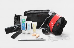 Delta BusinessElite Tumi amenity kit