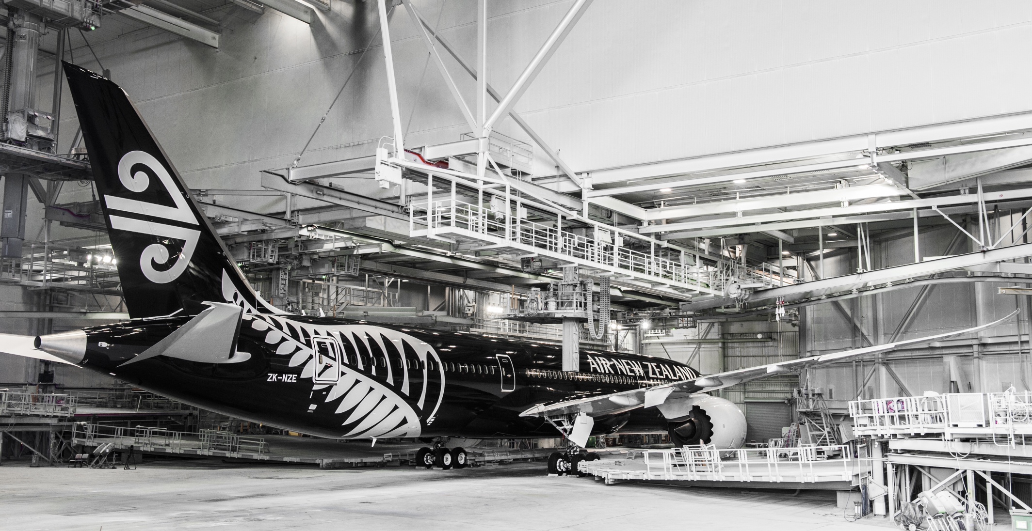 Pictures: Air New Zealand's launch Boeing 787-9 in special 'all