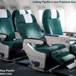 Cathay Pacific new premium economy class cabin. Image courtesy the airline.