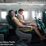 Cathay Pacific new premium economy class seat. Image courtesy the airline.