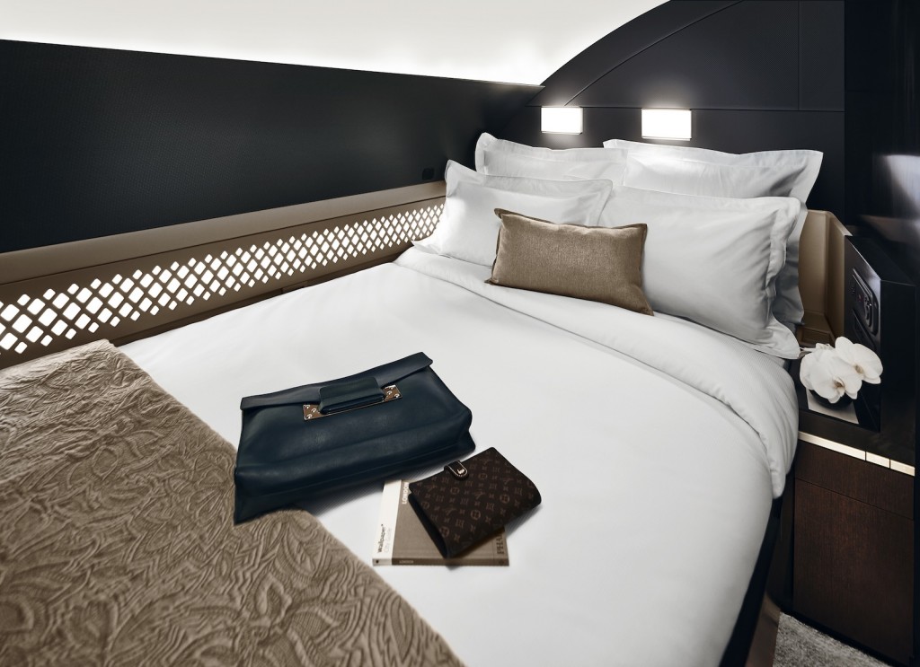 "The Residence" on Etihad Airways' Airbus A380 - Double bedroom.