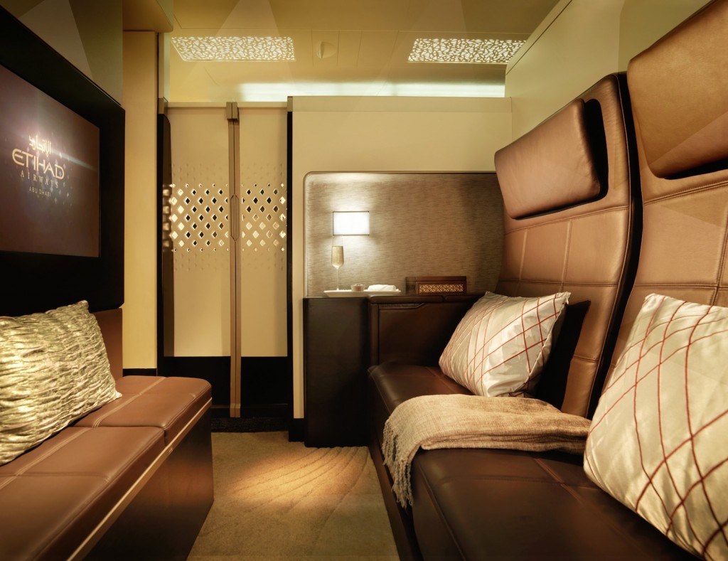 "The Residence" on Etihad Airways' Airbus A380 - living room