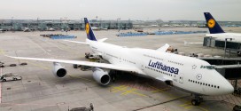 Lufthansa Boeing 747-8i D-ABYH at Frankfurt airport