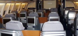 Lufthansa new business class cabin