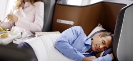 Lufthansa new business class full flat seat