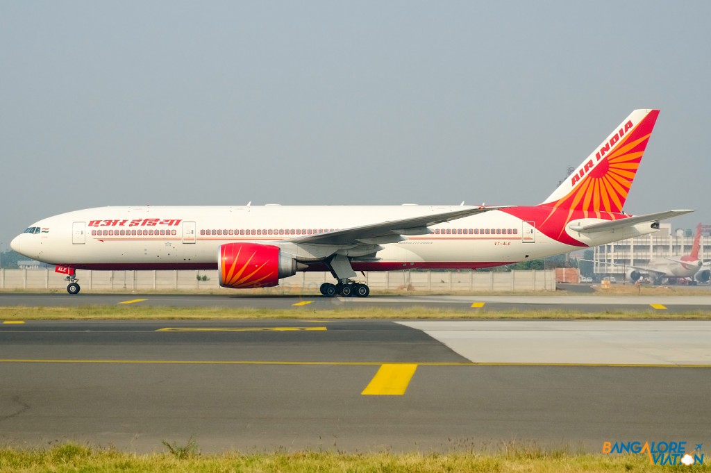 Air India Boeing 777-200LR.