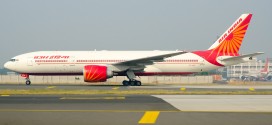 Air India Boeing 777-200LR VT-ALE at New Delhi Indira Gandhi airport. Image copyright Vedant Agarwal