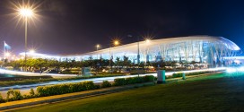 The main passenger terminal building at Bangalore Airport.