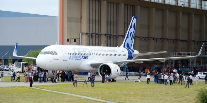 MSN 6101. First Airbus A320neo. Photo courtesy Airbus.