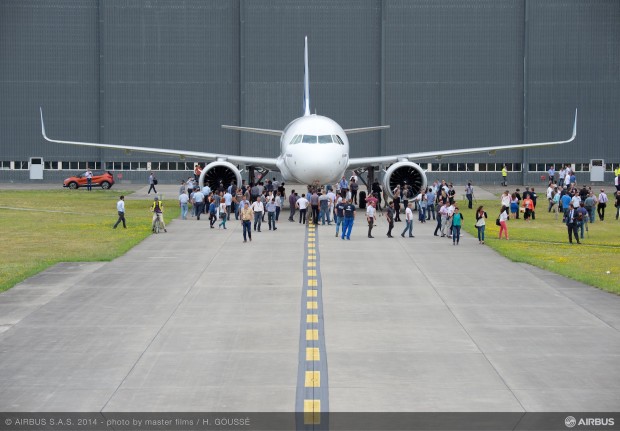 MSN 6101. First Airbus A320neo. Photo courtesy Airbus.