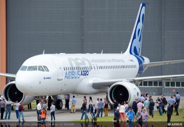 MSN 6101. First Airbus A320neo. Photo courtesy Airbus.