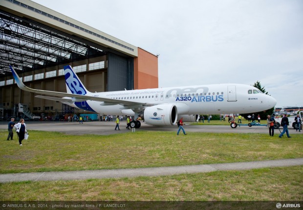 MSN 6101. First Airbus A320neo. Photo courtesy Airbus.
