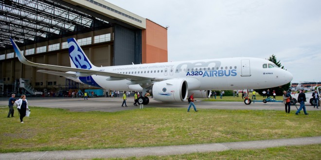 MSN 6101. First Airbus A320neo. Photo courtesy Airbus.