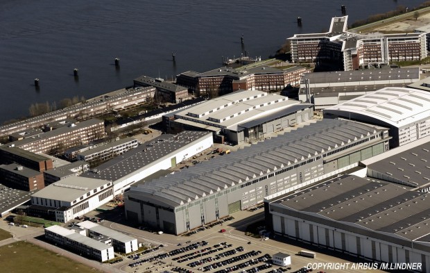 Aerial view of the Airbus Hamburg facility. Photo courtesy Airbus S.A.S.