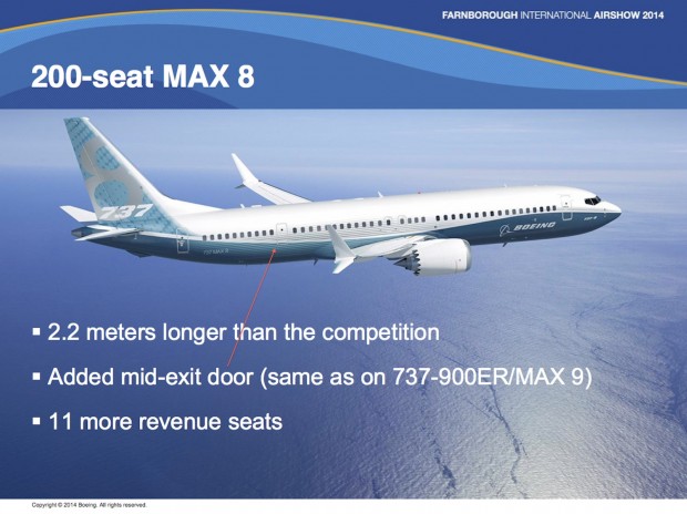 Boeing 737 MAX 200 proposal.