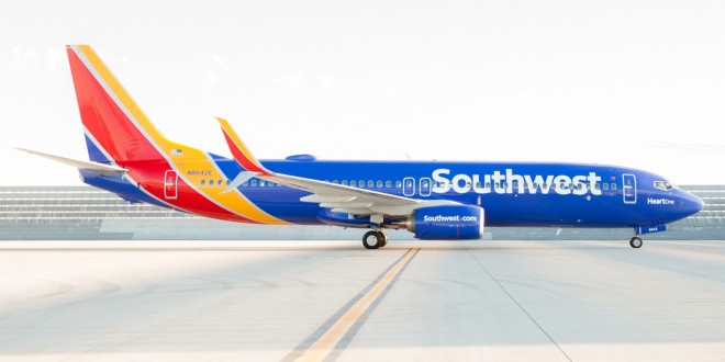 Southwest Airlines new Heart One livery. Image courtesy the airline.