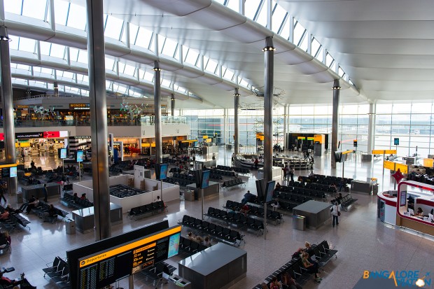 London Heathrow Airport. Terminal 2.