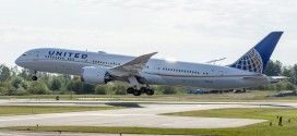 United Airlines' first Boeing 787-9 Dreamliner. N38950. #181. ZB167.