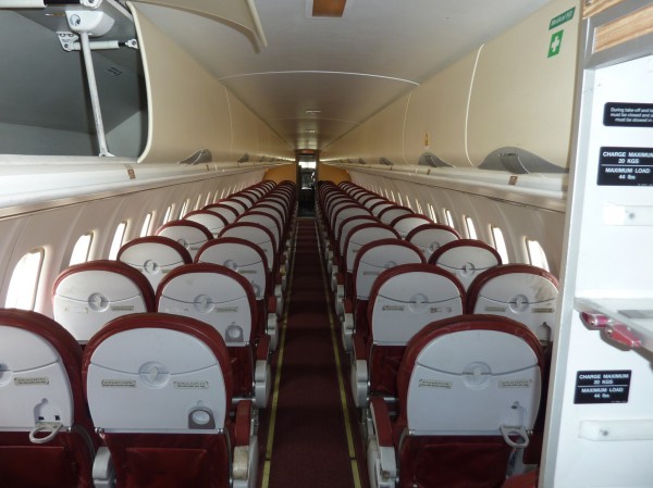 Interior of ATR72-500 MSN699 formerly VT-KAA.