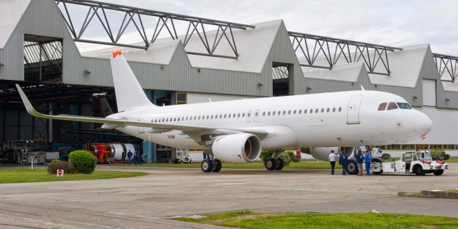Vistara airlines' first A320 VT-TTB.