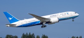 Xiamen Airlines' first Boeing 787-8 Dreamliner