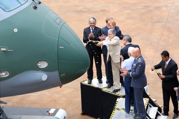 Embraer rolls out the first KC-390. Embraer Image.