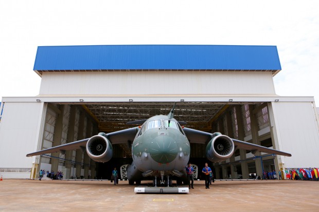 Embraer rolls out the first KC-390. Embraer Image.