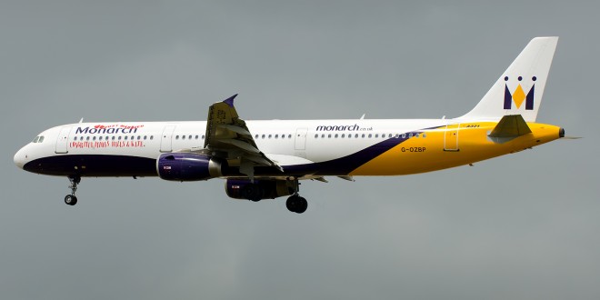 Monarch Airlines Airbus A321 G-OZBP.