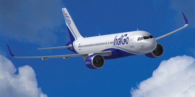 CGI of IndiGo A320neo with PW Pure Power 1100GTF engines. Airbus image.