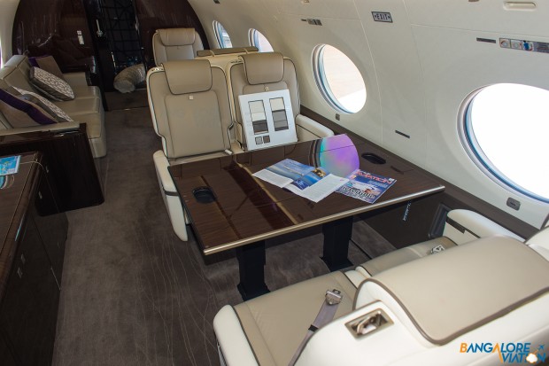 Center cabin on the Gulfstream G650.