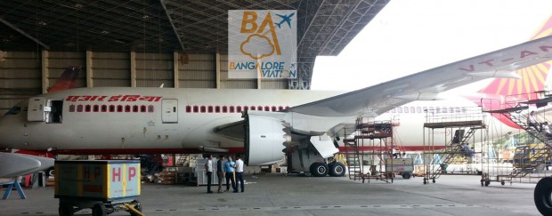 Air India VT-ANI engines removed.