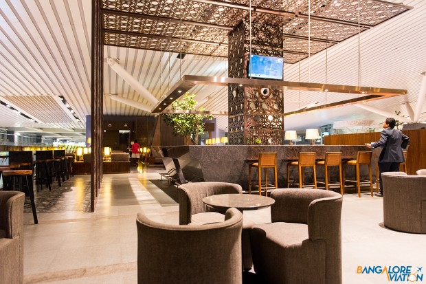 Domestic Plaza Lounge - Bangalore Airport.