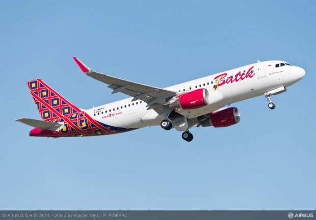 Batik Air Airbus A320.