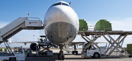 Lufthansa Cargo MD-11F freighter D-ALCC being loaded at Kempegowda airport, Bangalore. Photo copyright Devesh Agarwal.