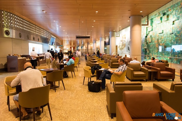 Lounge at Mumbai Airport - Terminal 2.