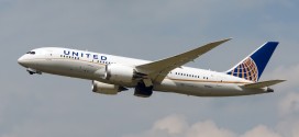 United Airlines Boeing 787 N29907. Photo copyright Vedant Agarwal.